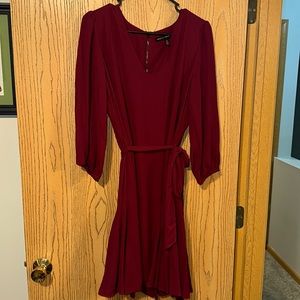 White House Black Market Tie Waist Dress